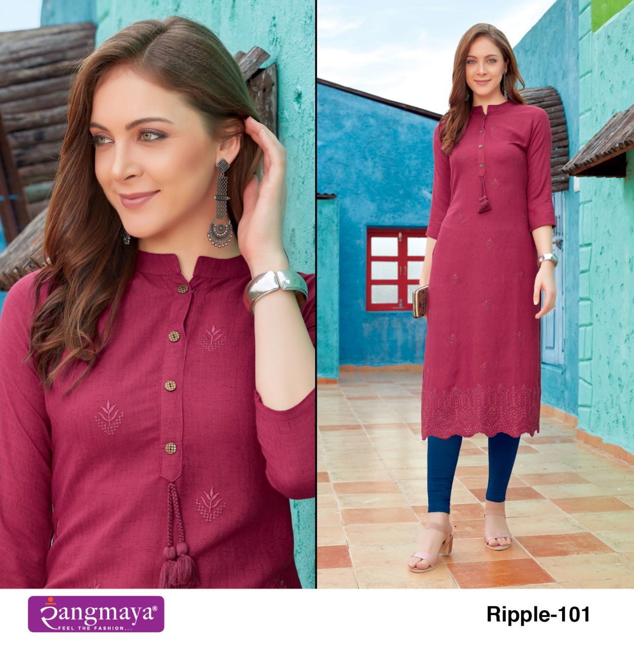 Ripple By Rangmaya Designer Kurtis Catalog
